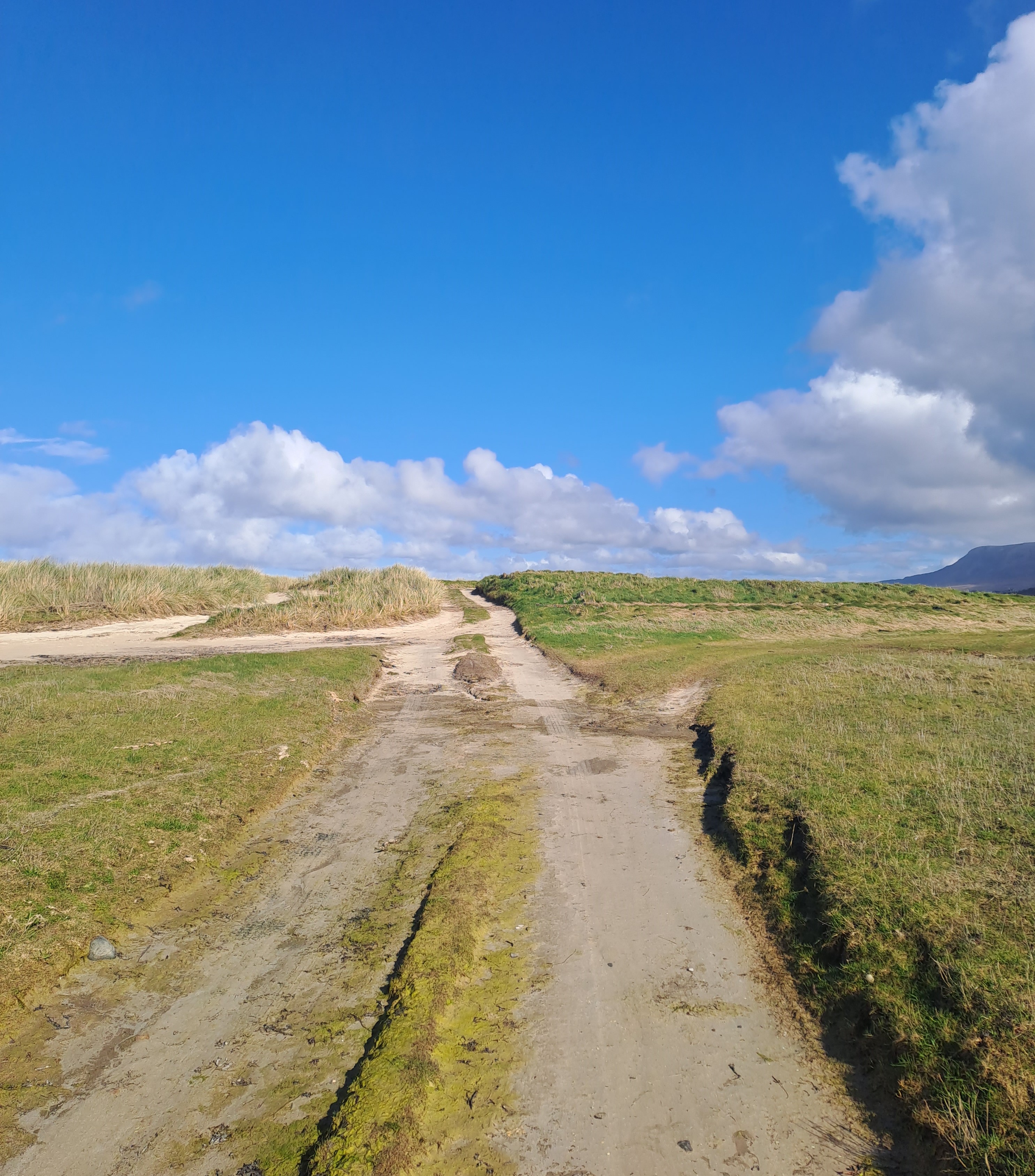 Magheroarty path in County Donegal, Ireland